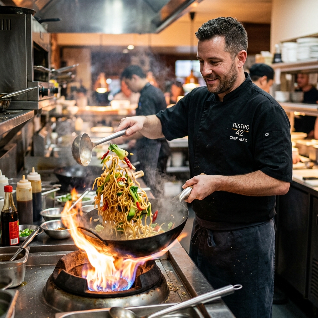 Authentic Wok Tossing