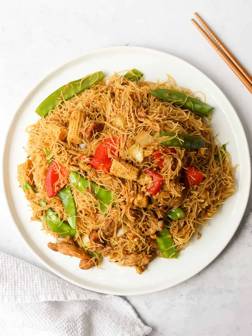 Chicken Singapore Noodles